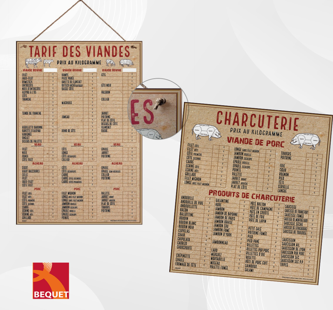 Étiquettes et tableaux Deluxe